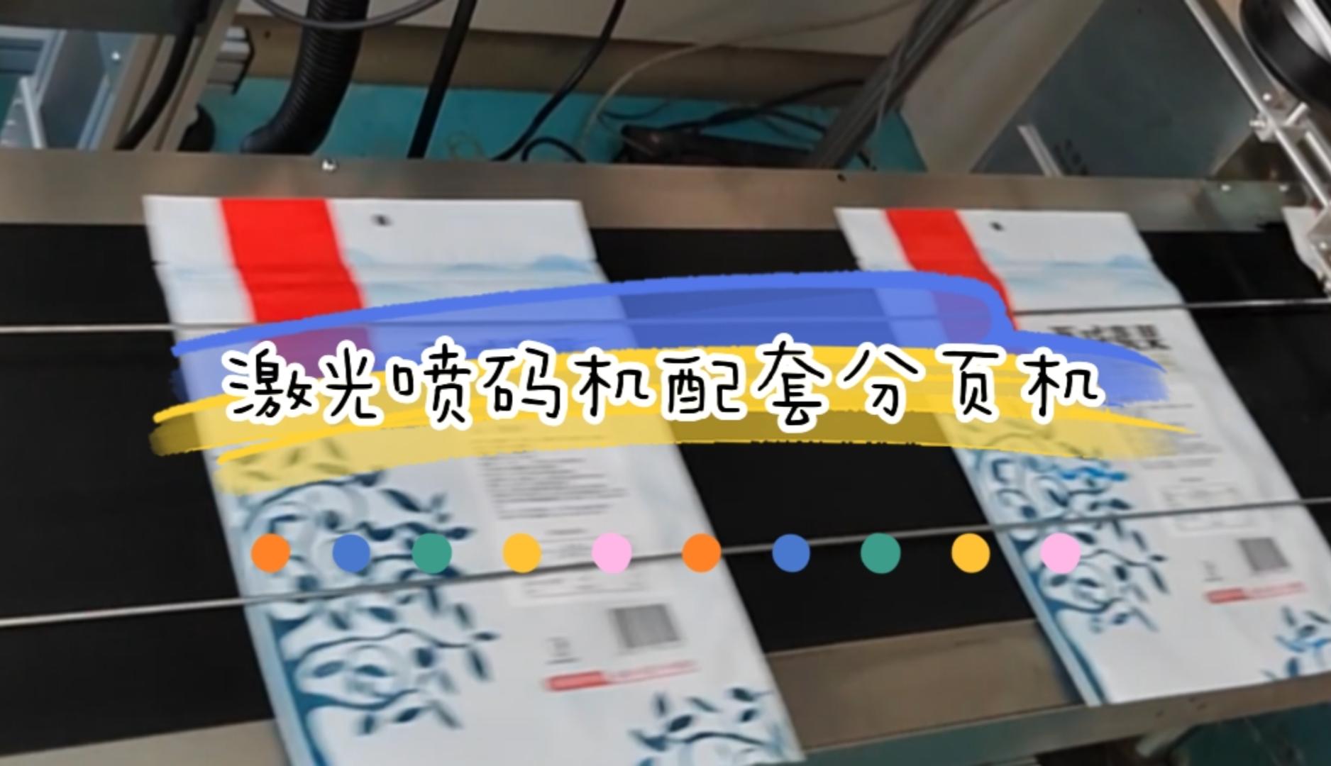 分頁機激光噴碼機應(yīng)用實例